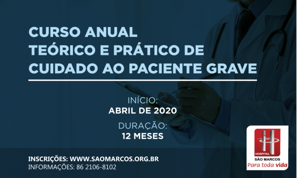 CURSO ANUAL TEÓRICO-PRÁTICO DE CUIDADO AO PACIENTE GRAVE