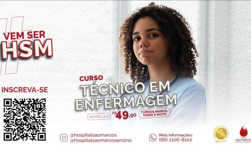 PRÉ-INSCRIÇÃO - CURSO TÉCNICO EM ENFERMAGEM - TURNO MANHÃ